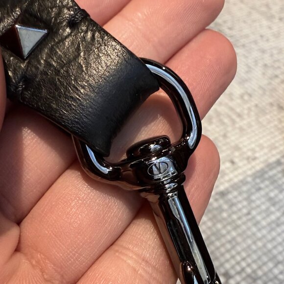 Valentino Black Star Crystal Rolling Rockstud Crossbody Bag - Picture 12 of 16